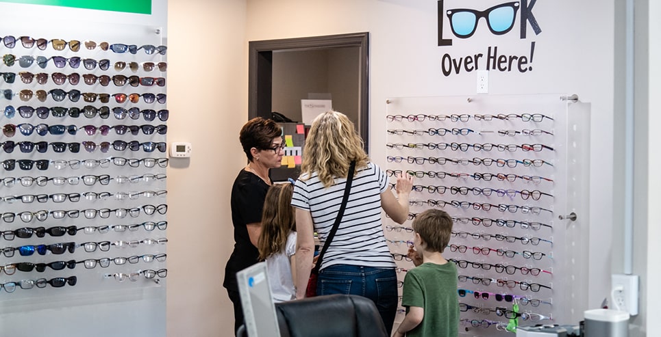 Lowcountry Eye Care selection frame