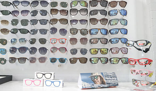 Personalized sunglasses and frames at Lowcountry Eye Care